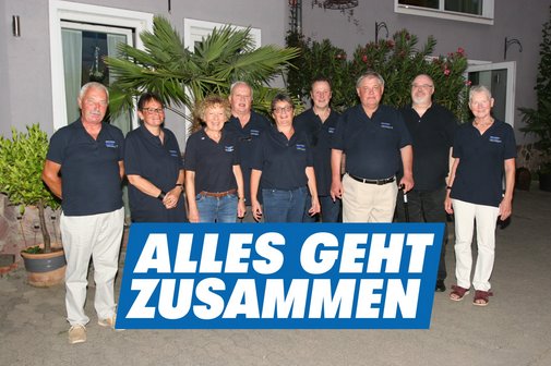 https://www.vdk.de/allesgehtzusammen/ 8 Vorstandsmitglieder und der Kreisvorsitzende Manfred Grötz